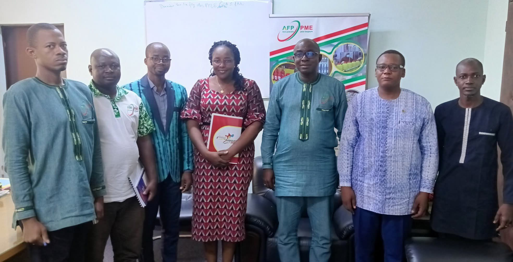 11ème édition du Salon des Banques et des PME de l’UEMOA : Le Comité d’organisation chez Issa Traoré